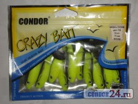Виброхвосты Condor Crazy Bait CH3RM,цвет 158,в уп.10 шт.